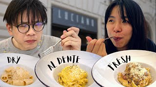 The PERFECT PASTA in ROME  Luciano Cucina Italiana [upl. by Swanhilda462]