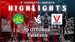 3° Andata  Highlights  Costone SienaStosa Virtus Siena [upl. by Neelyam]