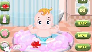 Bébé dans le bain  Jeux de Bébé  Titterfr [upl. by Carlock]