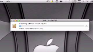 Mac OS X  Applications  The Unarchiver [upl. by Nickolaus]