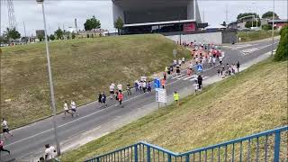 Jogging de La Louvière  6 Km  Quelques séquences sur le parcours  19 juin 2022 [upl. by Vitia]