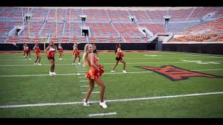 Oklahoma State Pom Squad Pom Routine 2020 [upl. by Terencio]