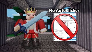 Roblox bedwars but i cant use an auto clicker [upl. by Perlie]