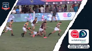 The Best Tries From Wildeklawer Rugby 2024  School Rugby 🏉🇿🇦  ABSA Wildeklawer 2024 [upl. by Chloras]