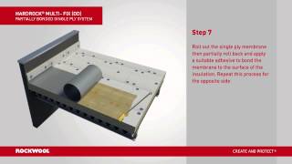 HARDROCK® MultiFix Dual Density DD Partially Bonded Single Ply System [upl. by Aicsila280]