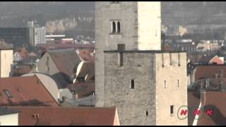 Old town of Regensburg with Stadtamhof UNESCONHK [upl. by Dacie]