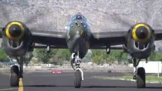 P38 aerobatics by Steve Hinton HemetRyan airshow 2013 [upl. by Melany632]