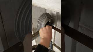 Replacing two springs on this insulated garage door HandsomeOrHandy GarageDoor ￼ [upl. by Eninahpets322]