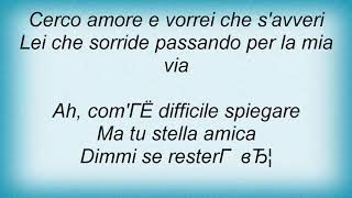 Andrea Bocelli  Dell Amore Non Si Sa Lyrics [upl. by Salangi]