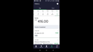 Cara topup aplikasi grab driver guna duit cash balance [upl. by Buddy674]