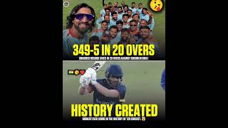 ↑ Baroda smashed record 3495 in 20 overs against Sikkim in SMAT shorts [upl. by Mouldon235]