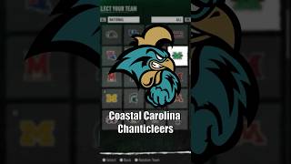 NEW Teams in EA College Football 25  Coastal Carolina [upl. by Noired459]