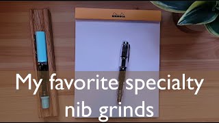 My favorite nib grinds from the Philly Pen Show  Reverse Architect amp Journaler nibs [upl. by Orv]