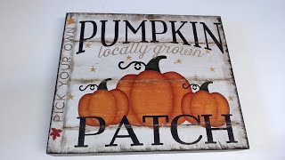 Dollar Tree DIY Calendar Pumpkin Patch [upl. by Nagy]