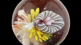 Making an Implosion Marble in Soft Glass [upl. by Diva]