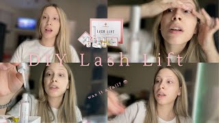 I tried doing a DIY LASH LIFT from Amazon  Does it work [upl. by Heng751]