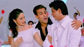 Taroon Ka Chamkta Gehna Ho  4K Video Song  Udit Narayan  Shahrukh Khan Salman Khan Madhuri Dixit [upl. by Arihsan]