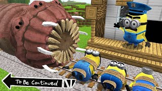 WORMEXE vs MINIONS in Minecraft Minion vs Minions  Gameplay Movie traps [upl. by Harrow443]