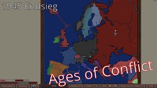 Endsieg 1945 Europe Timelapse  Ages of Conflict World War Simulator [upl. by Almena]