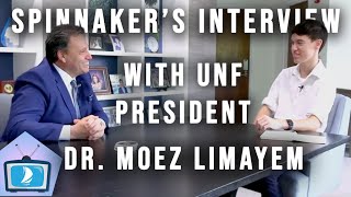 Spinnakers Interview With UNF President Recapping His First Month [upl. by Darbee180]