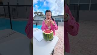 Raju made a fake watermelon for Champa😱😘short funny funnyvideo [upl. by Chastain]