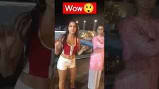 Nora Fatehi is teaching dance to Shraddha Kapoor on the song Dilbar Dilbar dilbar norafatehi [upl. by Edik77]