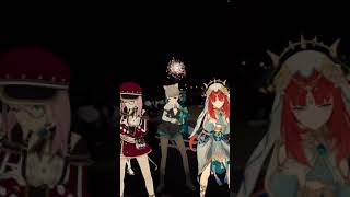 【夏の花火で ティクトリック 23】花火大会会場で 原神のニィロウたちが TickTrick  【原神 AR ダンス】 [upl. by Edyth832]