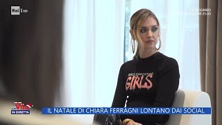 Il Natale di Chiara Ferragni lontano dai social  La vita in diretta 27122023 [upl. by Rhodie]