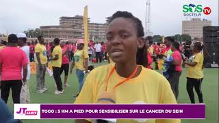 5 Km à pied pour sensibiliser sur le cancer du sein [upl. by Innoj]