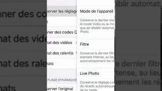 Comment désactiver définitivement les live photos  Iphone [upl. by Glen]