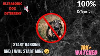 Stop A Dog Barking part 5  Ultrasonic Dog Deterrent Sound  Ultrasonic Dog Sound  Silencer Sound [upl. by Tsepmet]