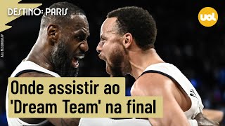 EUA X FRANÇA NA FINAL DO BASQUETE ONDE ASSISTIR À TRANSMISSÃO AO VIVO DA DECISÃO [upl. by Oirifrop]