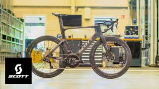 Building Romain Bardets Tour de France Bike  The AllNew SCOTT Foil RC [upl. by Laurie]