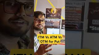 quotITM vs ATM vs OTM Explained For Put Options Trading Basicsquot  optiontradingforbeginners [upl. by Cinelli]