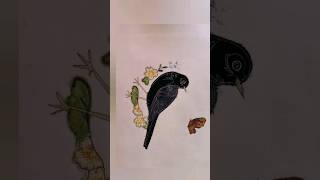 raw edge applique blackbird free motion embroidery tutorial learntoquilt sewing applique fmq [upl. by Emmeline94]