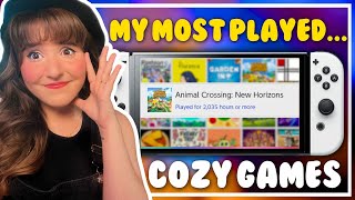 My TOP 10 MOST Played Cozy Games🌱  Nintendo Switch  PC [upl. by Cottle]