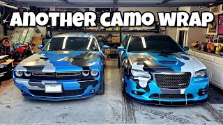 Challenger Camo Wrap  Quick How to DIY Camo Wrap Vlog  Cheetah Wraps [upl. by Kedezihclem]