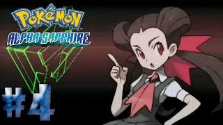 Pokemon Zafiro Alfa Walkthrough Español  Parte 4 quotPetra lider de gimnasio y estudiante aplicadaquot [upl. by Deina77]