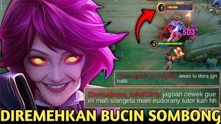 EUDORA DIREMEHKAN BUCIN SOMBONG DI AWAL GAME LIHAT ENDINGNYA EUDORA BIKIN MEREKA EMOSI amp MALU MLBB [upl. by Linis]