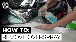 How To Safely Remove Paint Overspray  Chemical Guys [upl. by Kcin]