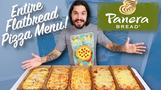 I Ate EVERY Flatbread Pizza From Panera  Panera Flatbread Pizza Review [upl. by Traver]