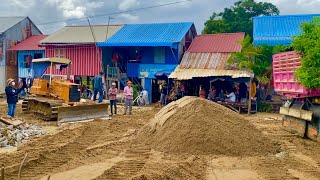 Part1Epic Yellow Project small Villager House development with 40 Trucks of Sand for Just 2000 [upl. by Laina]