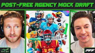 2ROUND POST FREE AGENCY MOCK DRAFT PLUS MINHOU TRADE  NFL Stock Exchange [upl. by Ailil153]