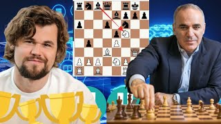 King Kasparov vs Magnus Carlsen 141 [upl. by Sorgalim919]