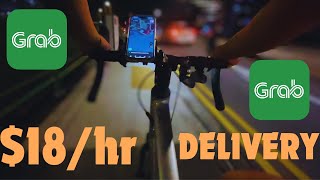 Night Premium Rush Food Delivery POV I GrabFood [upl. by Roht290]