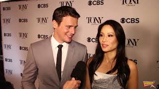 Lucy Liu and Jonathan Groff Share Stories from Tonys Morning Behind the Scenes of the Nominations [upl. by Iphlgenia]