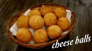 Cheese Balls Recipe  Cafe Style Perfect Snacks CookingShooking [upl. by Crystal261]