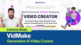 Vidmake Your New Generative AI Video Creator for Stunning Videos [upl. by Acinahs]