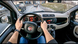 Fiat Panda III 12 69HP  POV Test Drive 688 Joe Black [upl. by Unders]