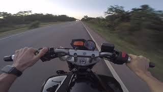 COLOQUEI TUDO QUE A FZ6 DEU TOP SPEED [upl. by Mattah]